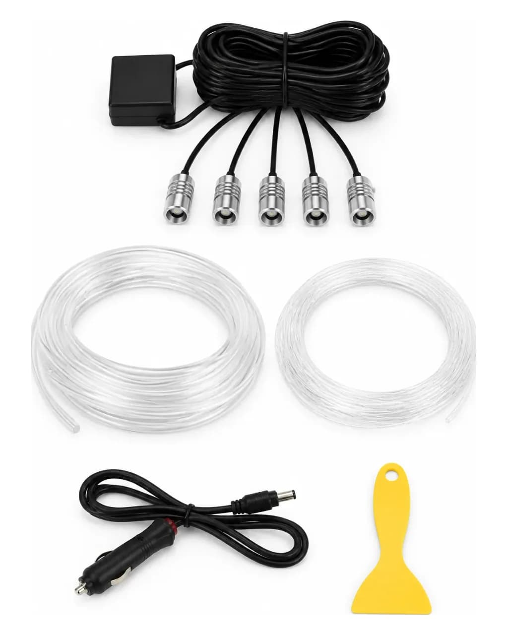 Kit LED d’ambiance fibre optique (6 m, application)