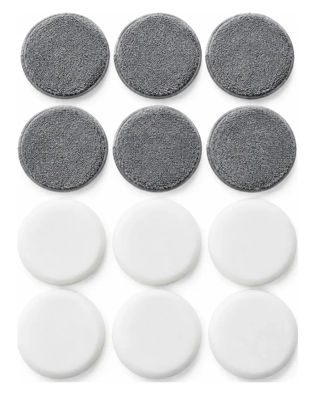 Tampons applicateurs (12 pièces, microfibre + mousse) — vue 3