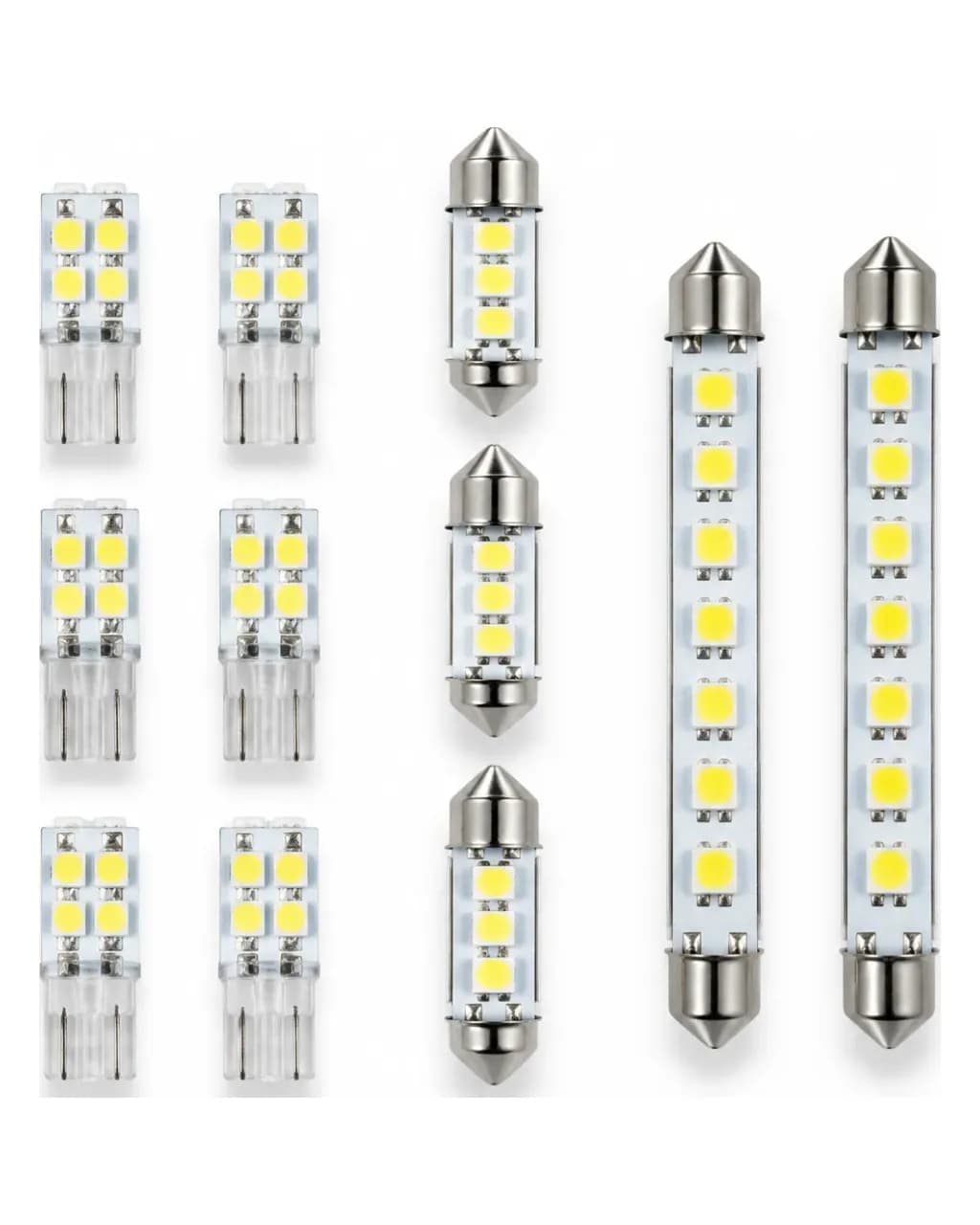 Ampoules LED habitacle (12 pièces)