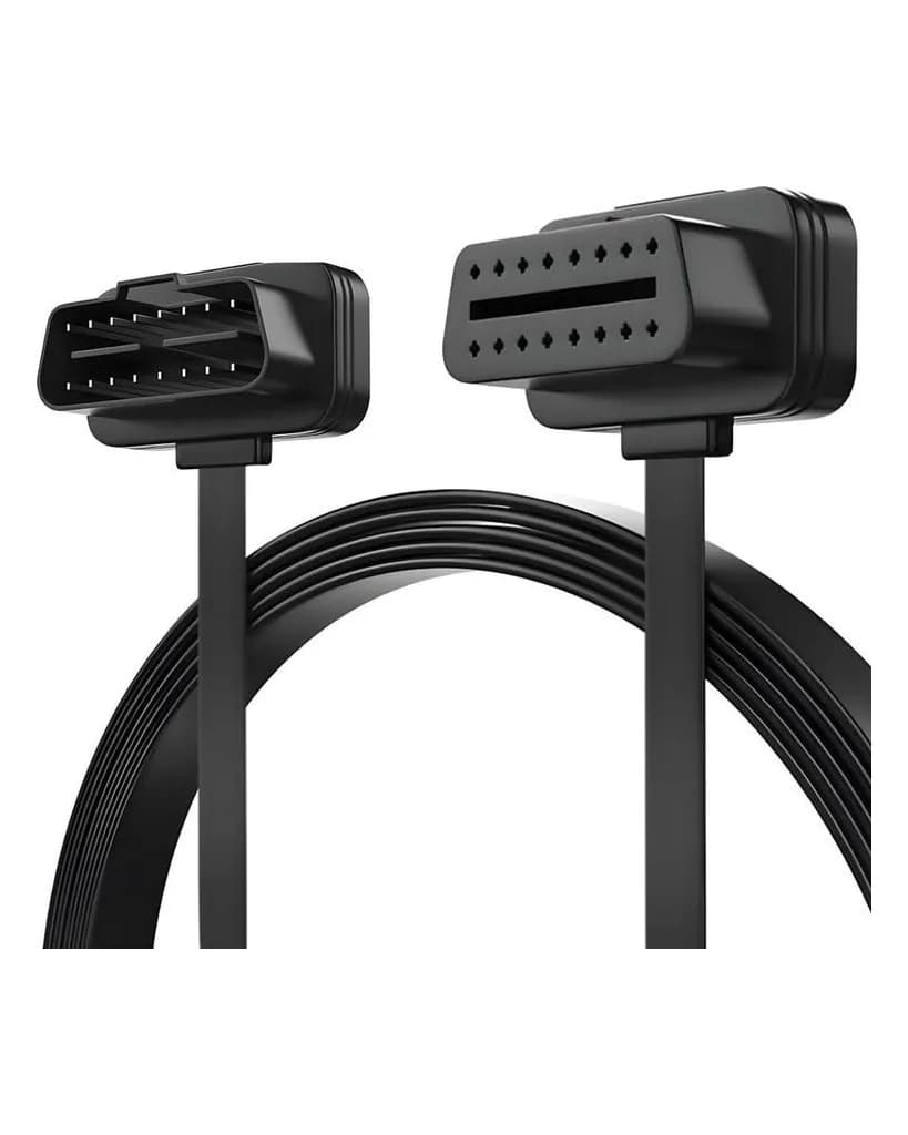 Rallonge OBD2 16 broches mâle/femelle, câble plat 1 m