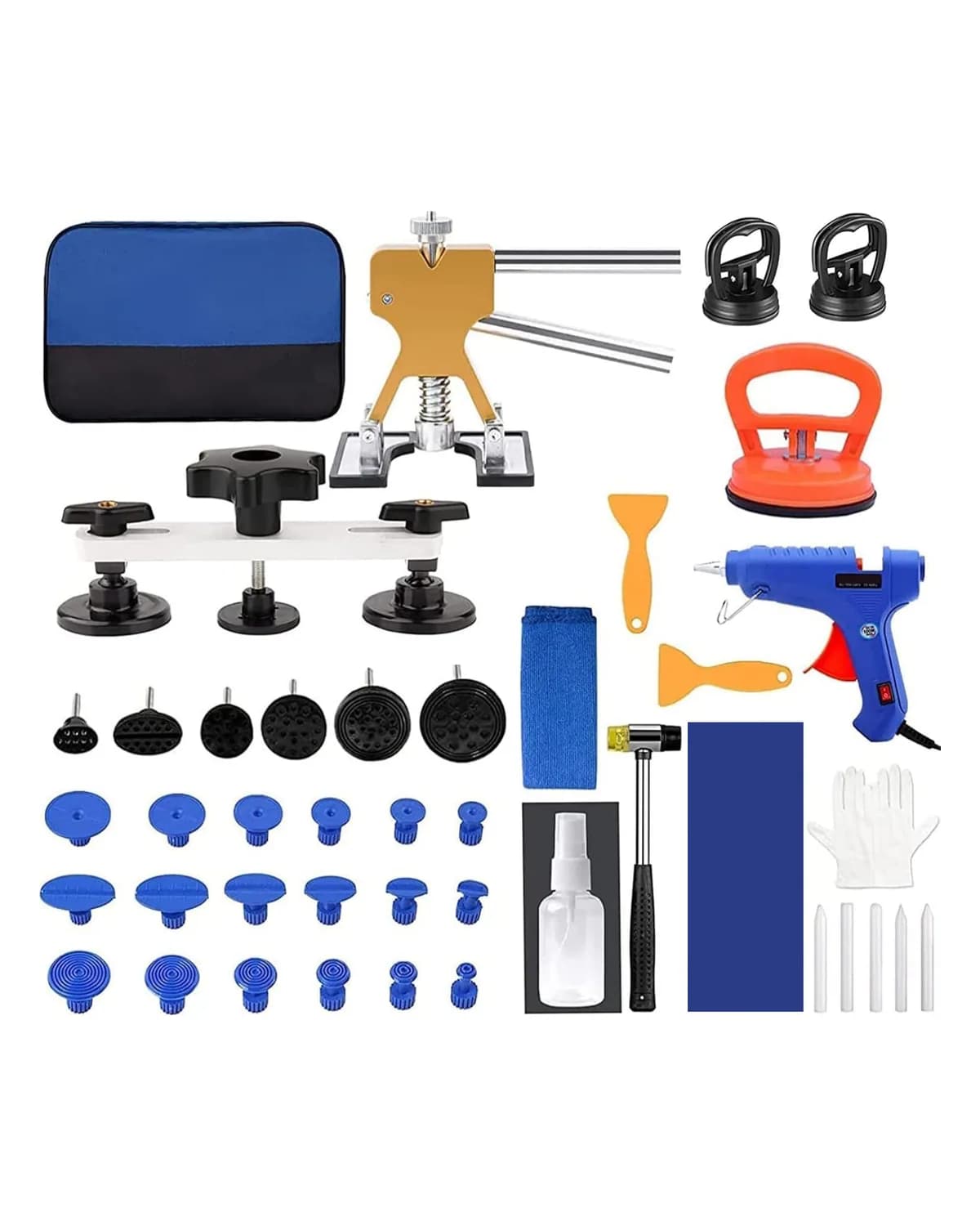 Kit de débosselage sans peinture à la colle (52 pièces)