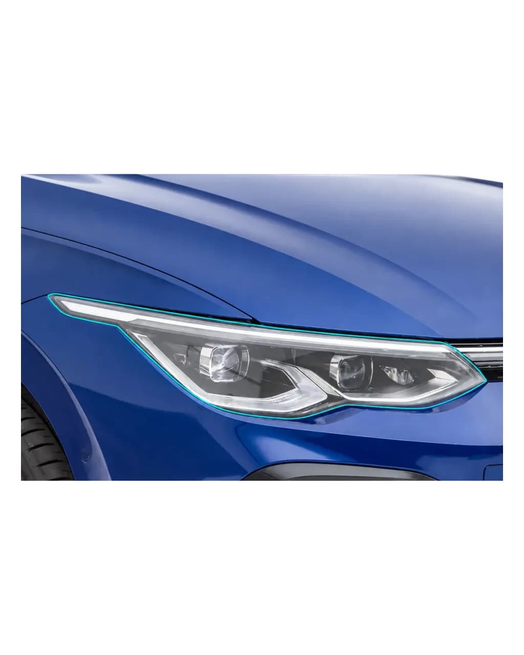 Film de protection de phares TPU pré-découpé, transparent — Volkswagen Golf 8