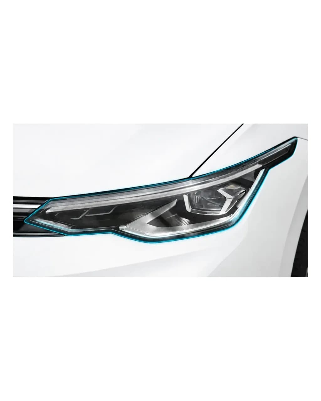 Film de protection de phares TPU pré-découpé, transparent — Volkswagen Golf 8