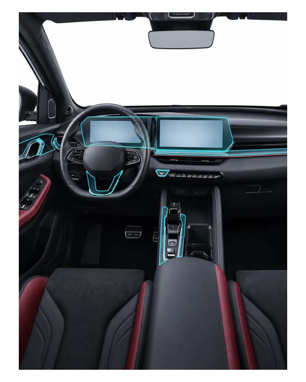 Film de protection intérieur TPU pré-découpé — Geely Coolray