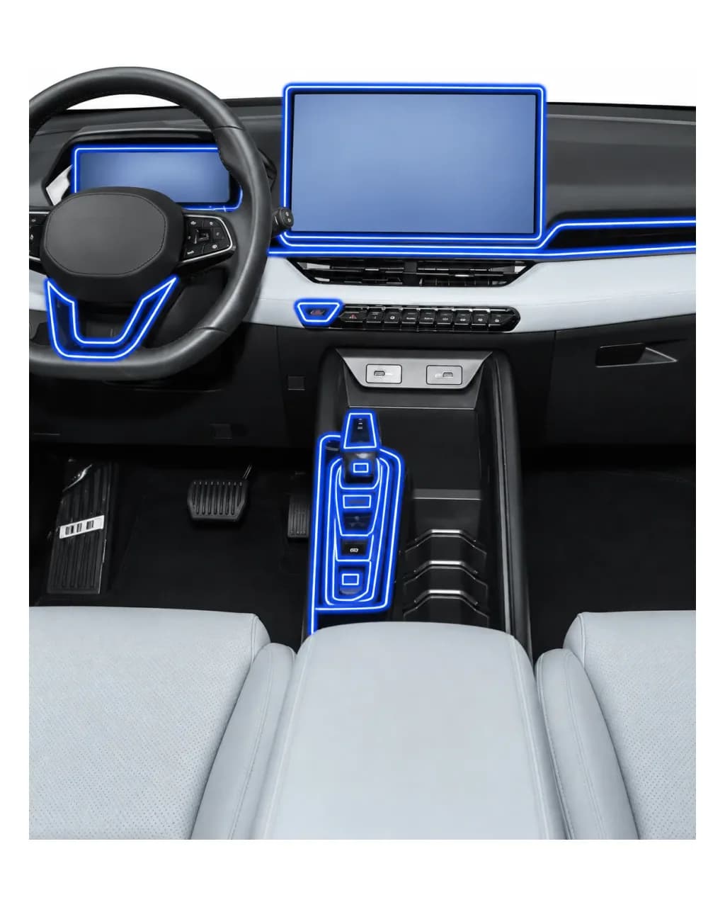 Film de protection intérieur TPU pré-découpé — Geely Coolray