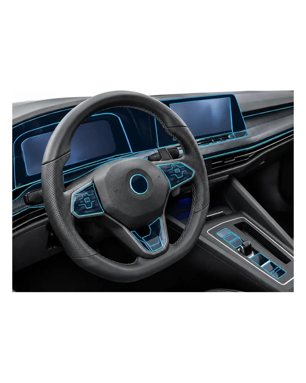 Film de protection intérieur TPU pré-découpé — Volkswagen Golf 8