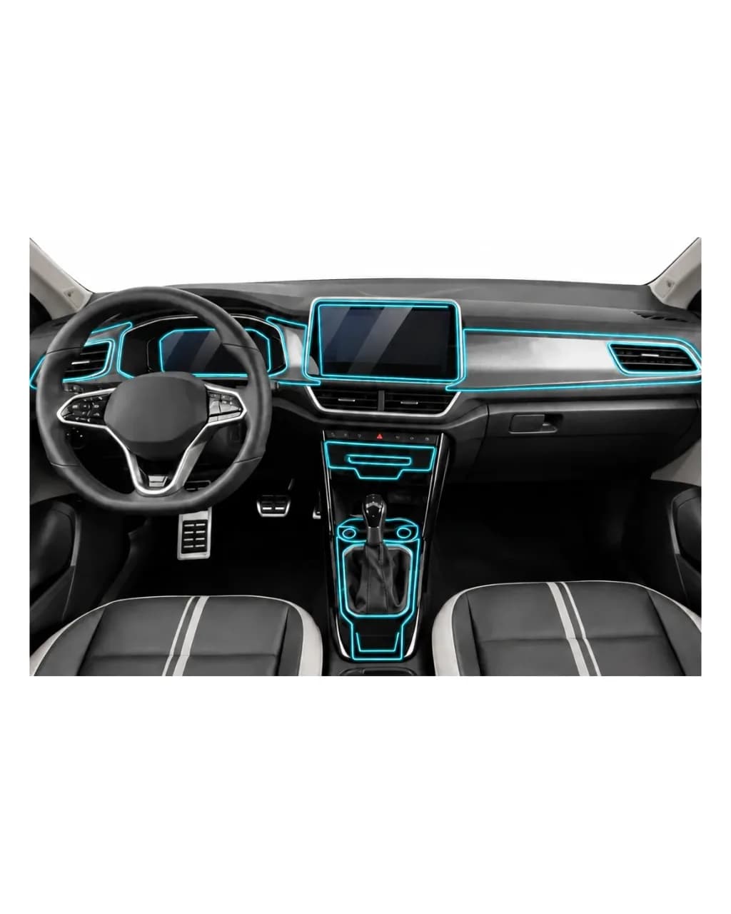 Film de protection intérieur TPU pré-découpé — Volkswagen T-Roc 2022–2025